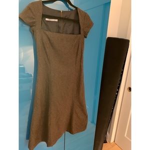 Catherine Jane brown wool dress
